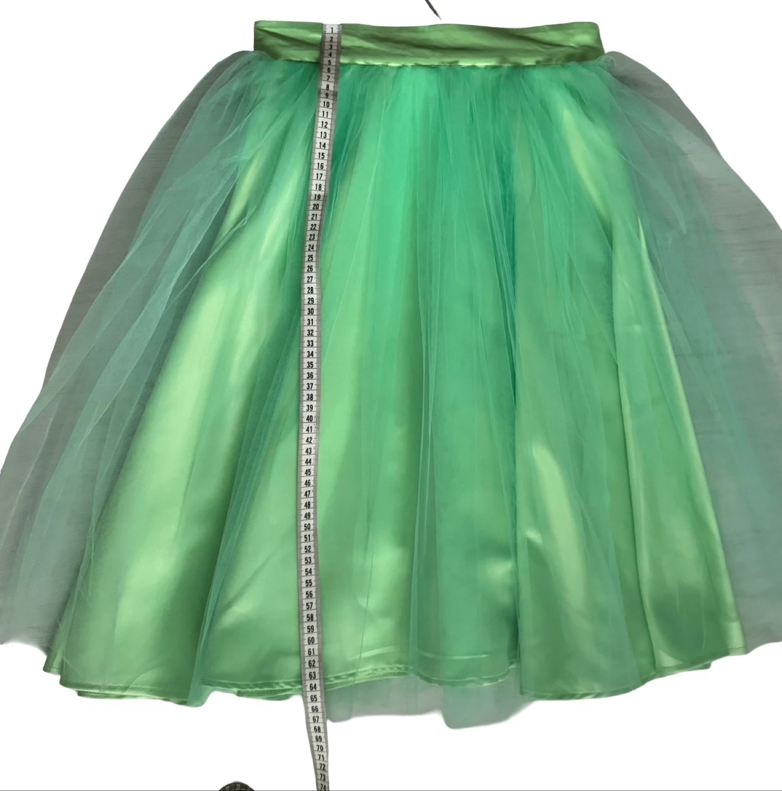 Por Charmy, falda de tul verde menta talla 36 nueva – photo 3